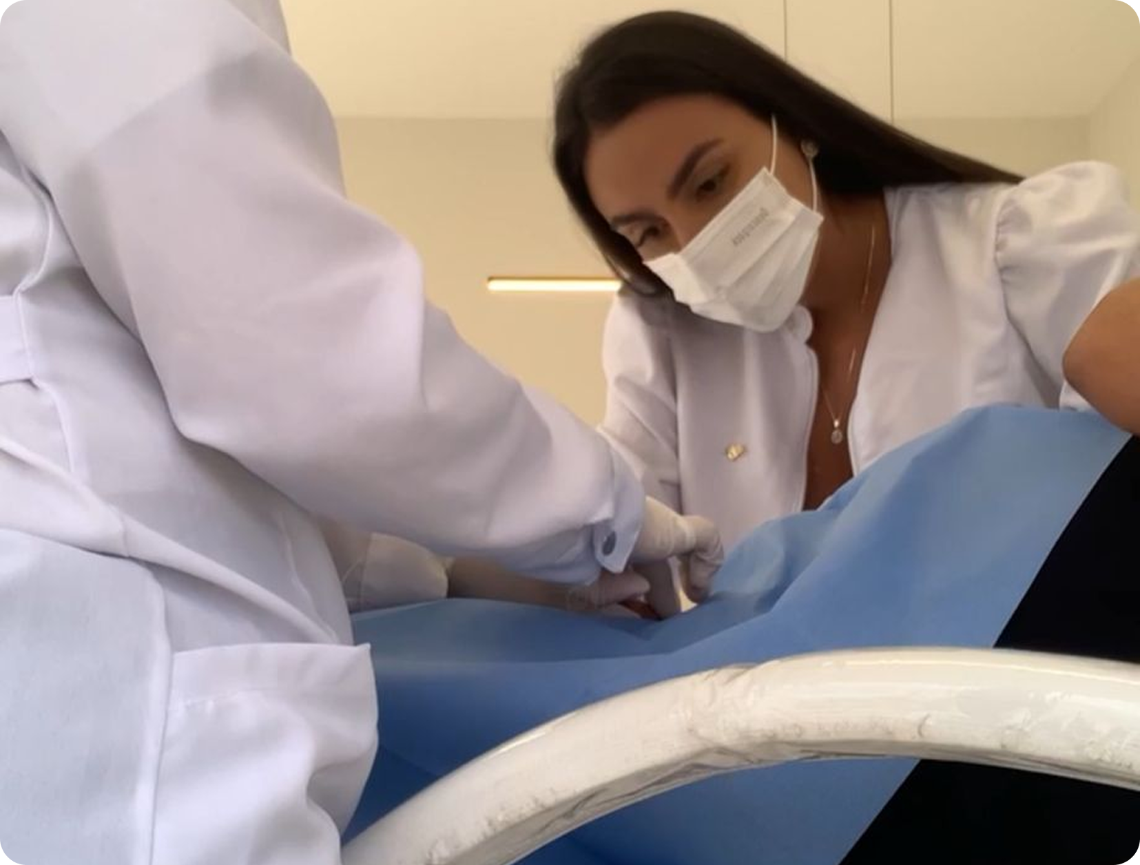 Ambiente acolhedor da clínica